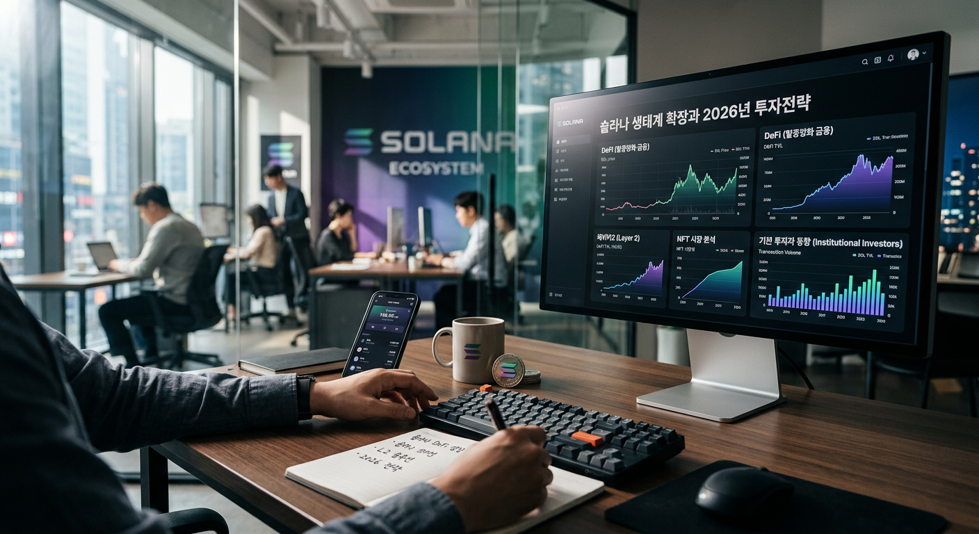 솔라나 생태계 확장과 2026년 투자전략 DeFi NFT 레이어2 기관자