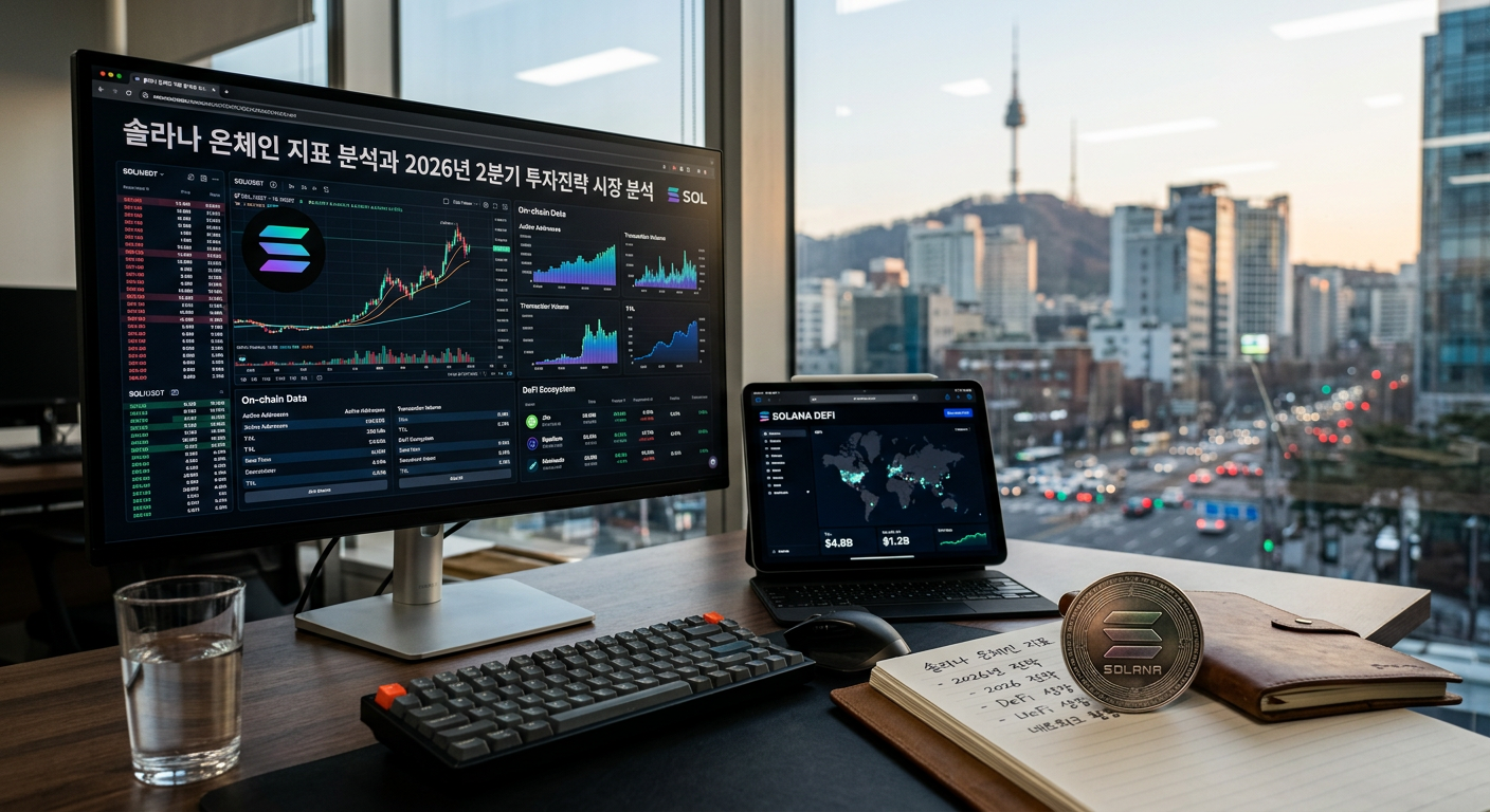 솔라나 온체인 지표 분석과 2026년 2분기 투자전략 시장 분석
