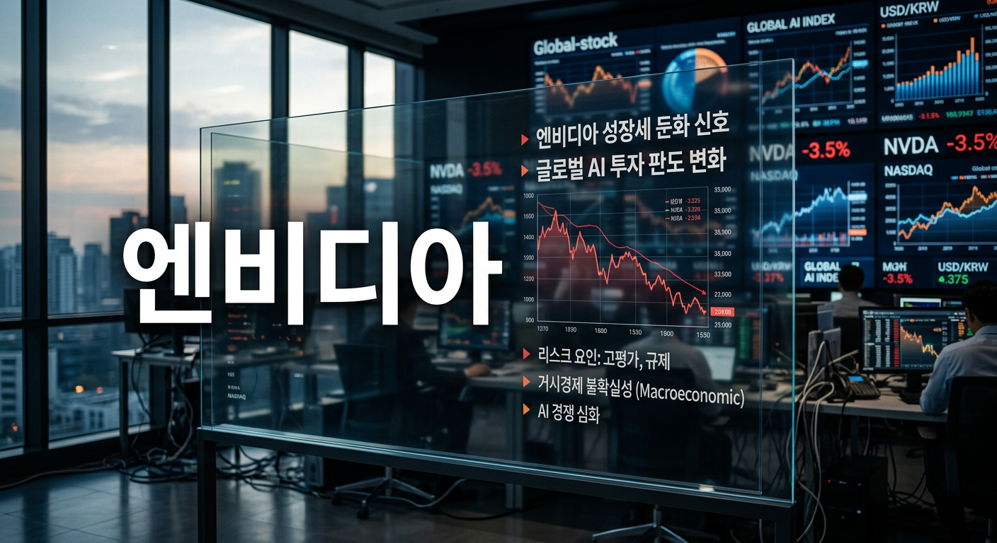 엔비디아 성장세 둔화 신호와 글로벌 AI 투자 판도 변화