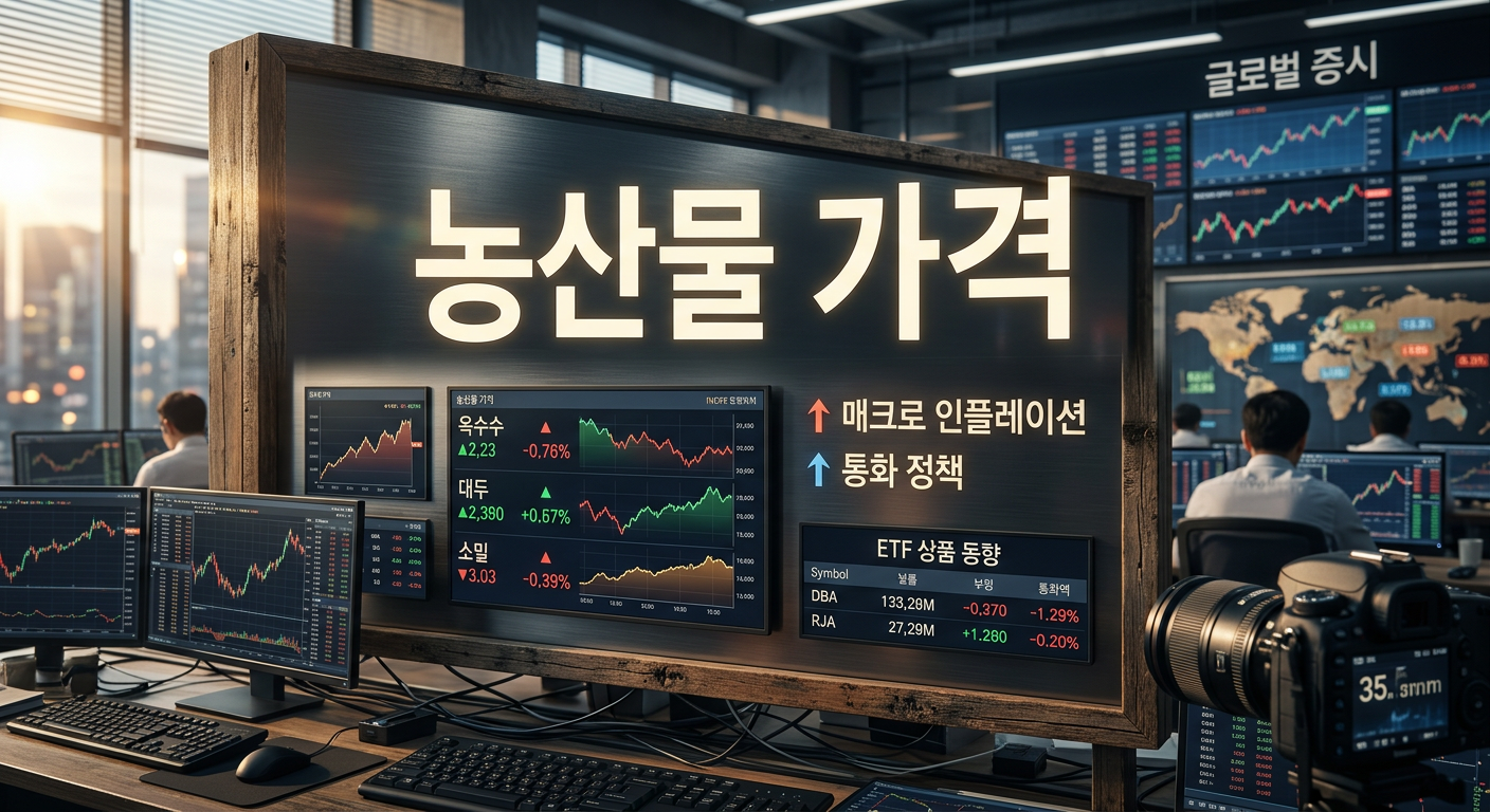 농산물 가격이 금융시장을 흔드는 진짜 이유