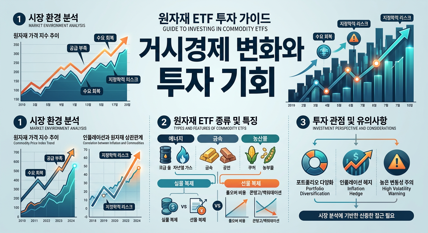 원자재 ETF가 지금 주목받는 진짜 이유와 투자 관점