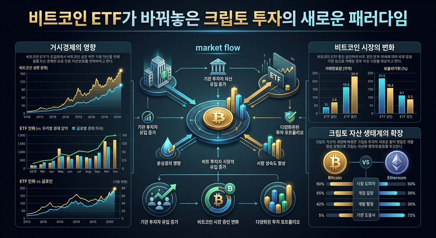 비트코인 ETF가 바꿔놓은 크립토 투자의 새로운 패러다임