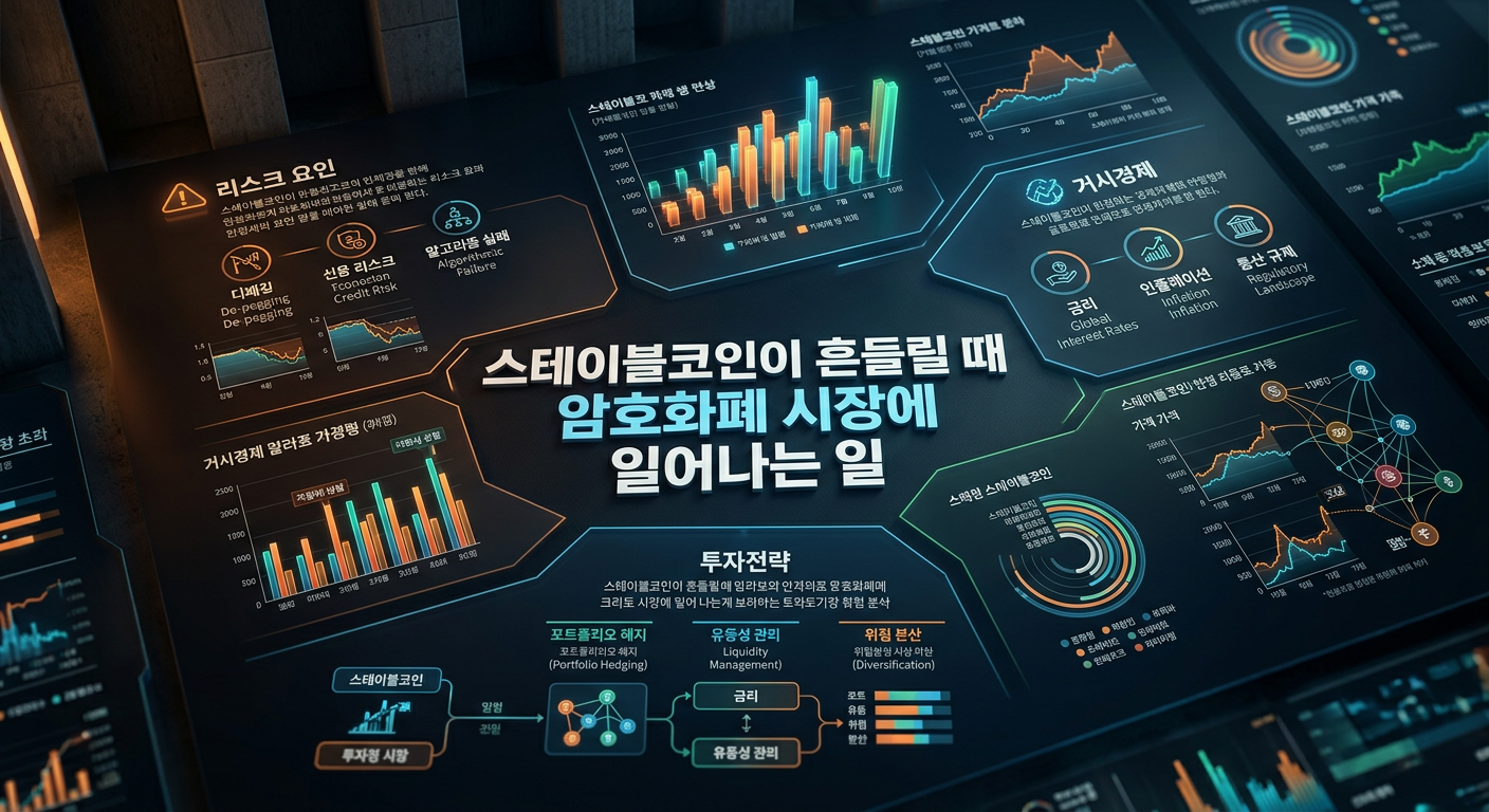 스테이블코인이 흔들릴 때 암호화폐 시장에 일어나는 일