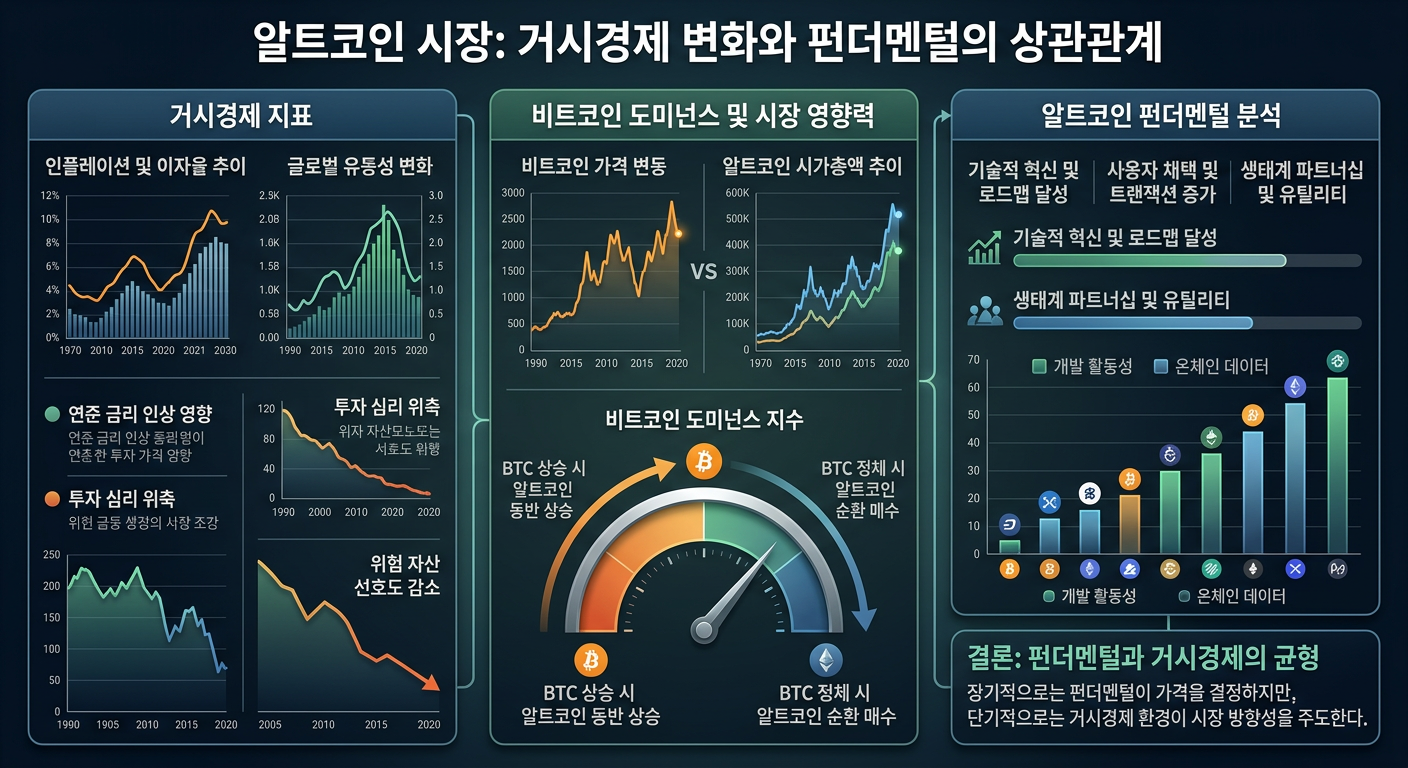 알트코인이 거시경제 변화에 반응하는 진짜 이유